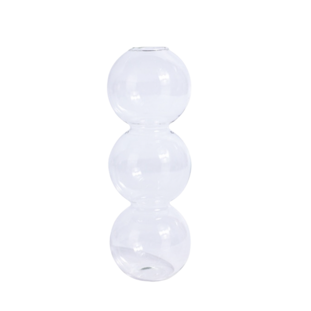 Domingo Bubble Vase Small - Transparent