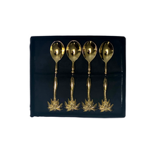 Load image into Gallery viewer, Caribbean Set of 4 Palm Tree Tea Spoons
