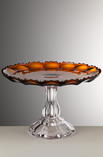 Load image into Gallery viewer, Mario Luca Giusti Girasole Cake Stand Amber
