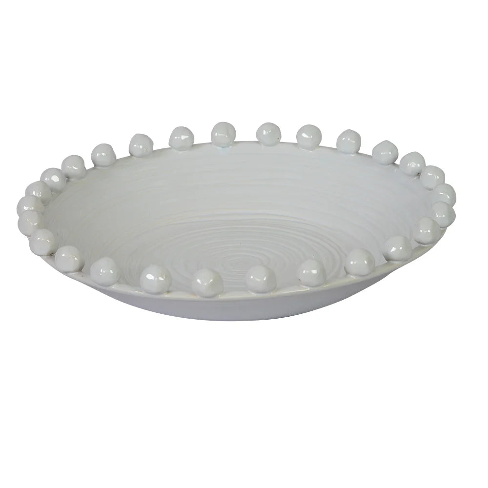 Tuscan Bauble Platter in White