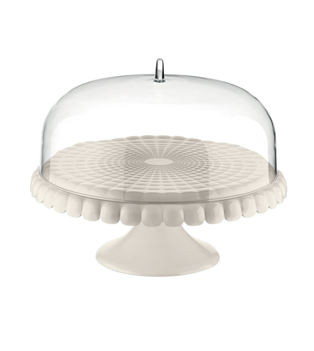 Guzzini Tiffany Cake Stand with Dome - White