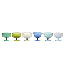 Load image into Gallery viewer, Bitossi Home Assorted Shape Bowls Blue/Green Nuances (Set of 6)
