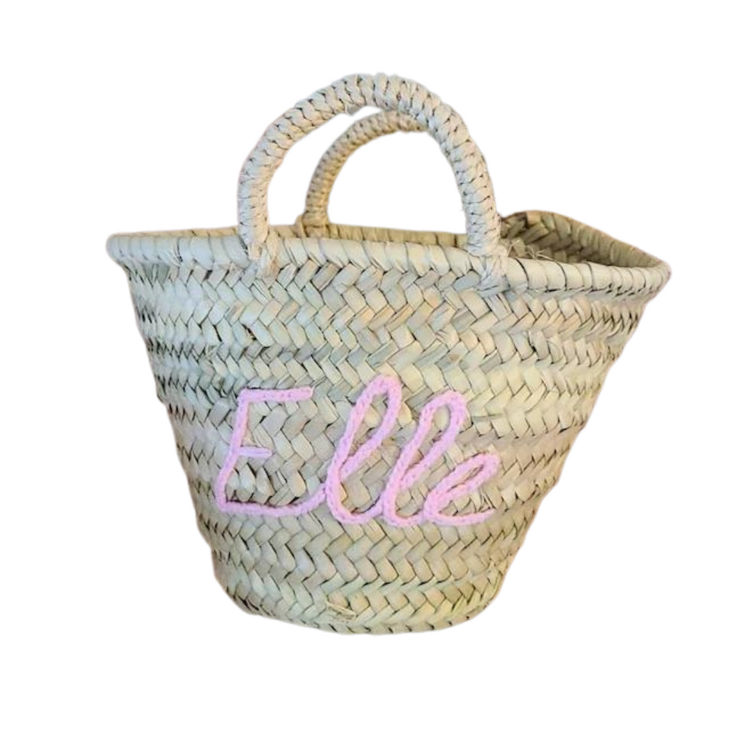 Merci' Handwoven Basket Bag