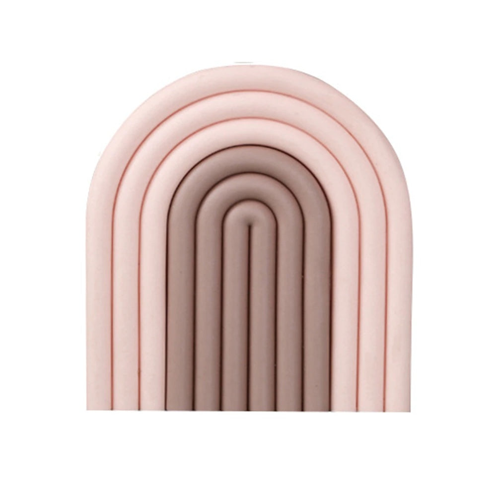 Rainbow Silicone Insulation Pad - Pink/brown