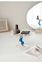 Load image into Gallery viewer, Footed Bubble Display Dish - Blue
