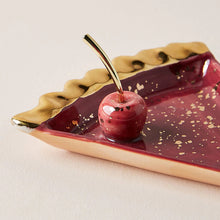 Load image into Gallery viewer, Ceramic Cherry Pie Storage Dish
