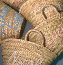 Load image into Gallery viewer, Merci&#39; Handwoven Basket Bag
