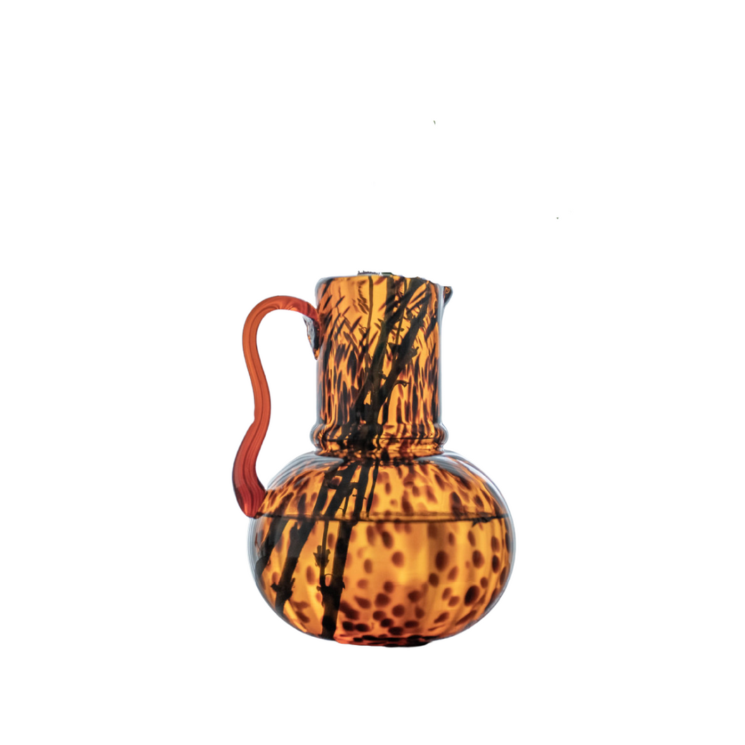 Seychelles Cheetah Glass Jug