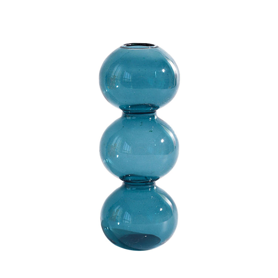 Domingo Bubble Vase Small - Blue